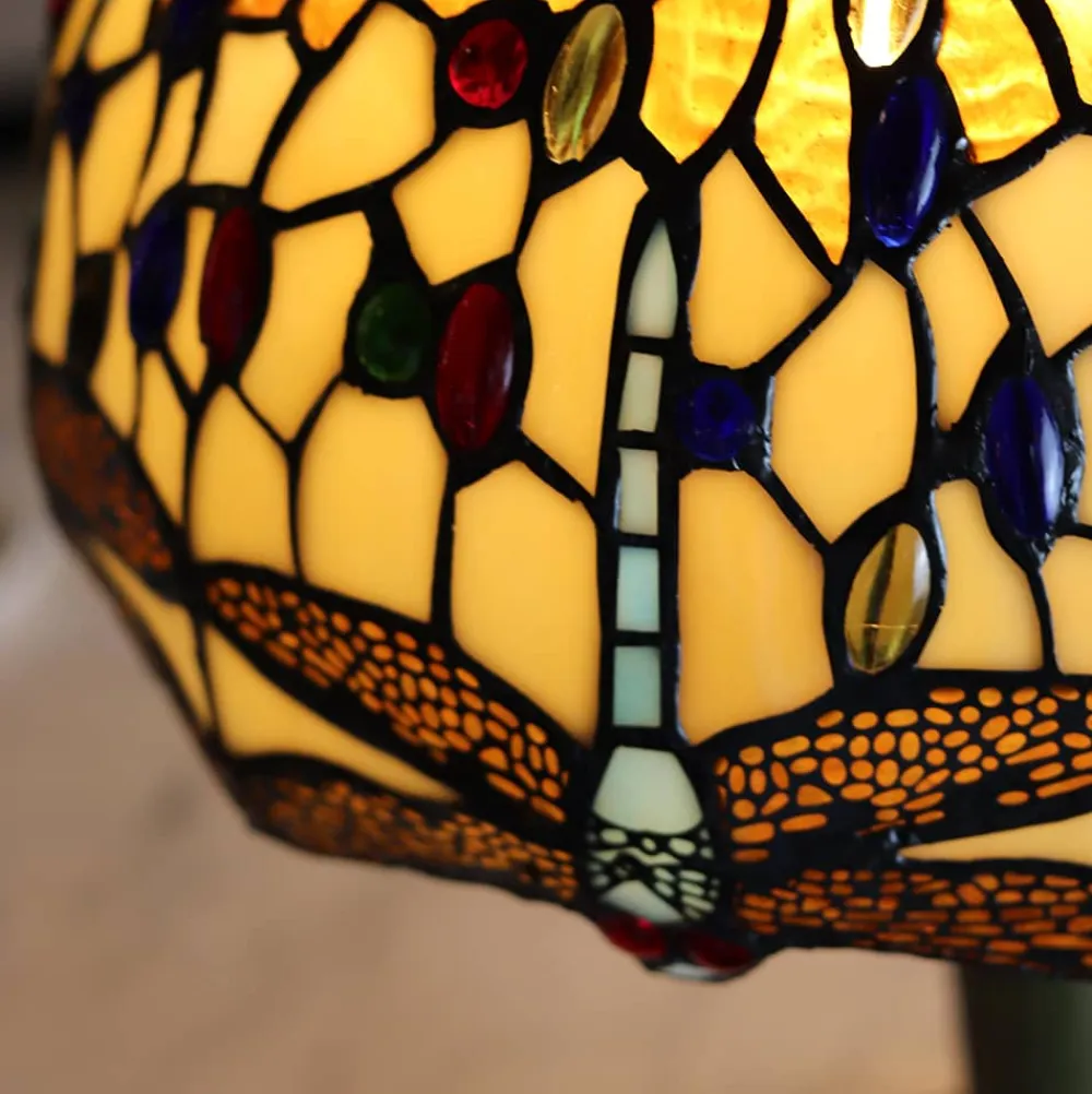 Vessière Cristaux Lampes Pâte De Verre|Lampes Cristal|Lampe en verre vitrail n°5