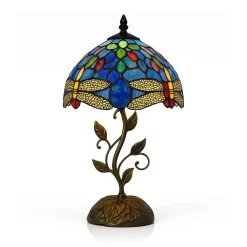 Vessière Cristaux Lampes Pâte De Verre|Luminaires|Lampe en verre vitrail N°13