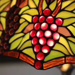 Vessière Cristaux Lampes Pâte De Verre|Lampes Cristal|Lampe en verre vitrail n°1