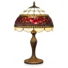 Vessière Cristaux Lampes Pâte De Verre|Lampes Cristal|Lampe en verre vitrail N°15