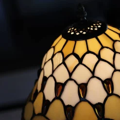 Vessière Cristaux Luminaires|Lampes Pâte De Verre|Lampe en verre vitrail n°3