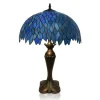 Vessière Cristaux Lampes Pâte De Verre|Luminaires|Lampe en verre vitrail N°11