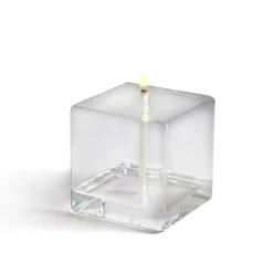 Vessière Cristaux Coupes, Coupelles Et Photophores|Lampes Cristal|Lampe huile carré verre