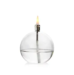 Vessière Cristaux Photophores, Bougeoirs Cristal|Coupes, Coupelles Et Photophores|Lampe huile sphère verre gm