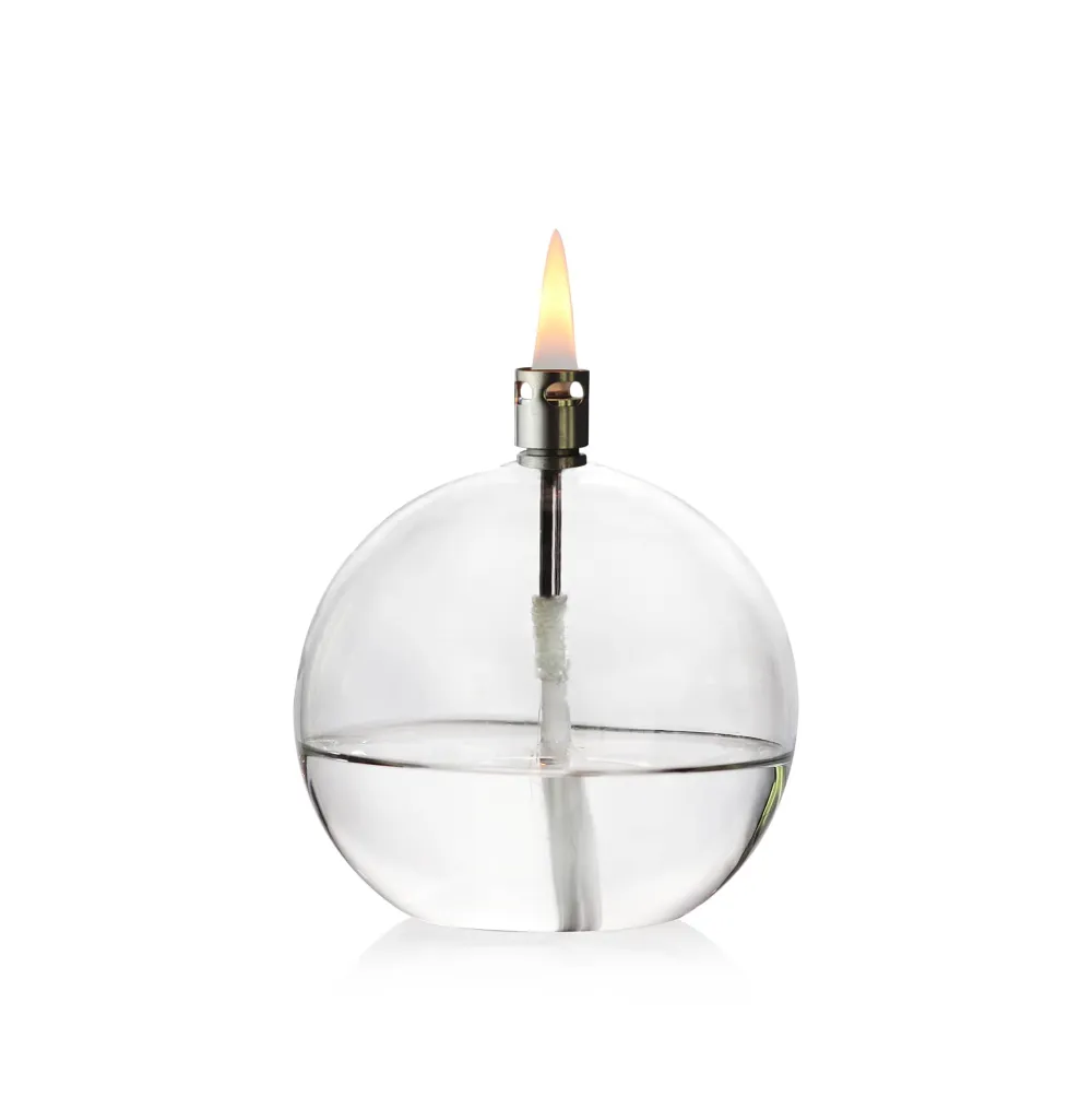 Vessière Cristaux Photophores, Bougeoirs Cristal|Coupes, Coupelles Et Photophores|Lampe huile sphère verre mm