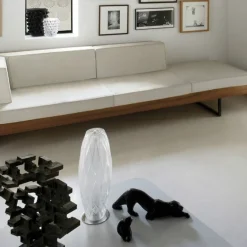 Vessière Cristaux Lampes Cristal|Luminaires|Lampe oblong vibration lalique