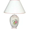 Vessière Cristaux Lunéville|Lampe pans faïence lunéville