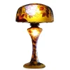 Vessière Cristaux Lampes Pâte De Verre|Lampes Cristal|Lampe pâte de verre art nouveau – c Tip Gallé