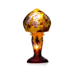 Vessière Cristaux Luminaires|Lampes Pâte De Verre|Lampe pâte de verre art nouveau n°13 Tip Gallé