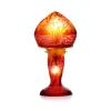 Vessière Cristaux Lampes Pâte De Verre|Lampes Cristal|Lampe pâte de verre art nouveau n°5 Tip Gallé