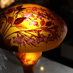 Vessière Cristaux Lampes Cristal|Luminaires|Lampe pâte de verre art nouveau – A Tip Gallé