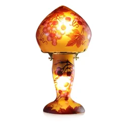 Vessière Cristaux Luminaires|Lampes Pâte De Verre|Lampe pâte de verre art nouveau n°2 Tip Gallé