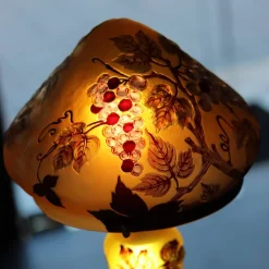 Vessière Cristaux Luminaires|Lampes Pâte De Verre|Lampe pâte de verre art nouveau n°14 Tip Gallé