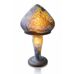 Vessière Cristaux Luminaires|Lampes Pâte De Verre|Lampe pâte de verre art nouveau n°23 Tip Gallé