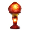 Vessière Cristaux Lampes Pâte De Verre|Lampes Cristal|Lampe pâte de verre art nouveau n°6 Tip Gallé