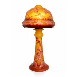 Vessière Cristaux Lampes Pâte De Verre|Lampes Cristal|Lampe pâte de verre art nouveau – f Tip Gallé