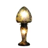 Vessière Cristaux Lampes Pâte De Verre|Lampes Cristal|Lampe pâte de verre Tip Gallé décor glycine