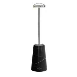 Vessière Cristaux Lampes Cristal|Lampe Siena marbre noir et chrome Villeroy & Boch