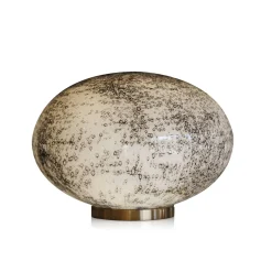 Vessière Cristaux Luminaires|Lampes Cristal|Lampe spendor en verre incolore et or