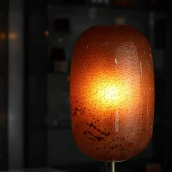 Vessière Cristaux Lampes Cristal|Luminaires|Lampe symphonie en verre rouge