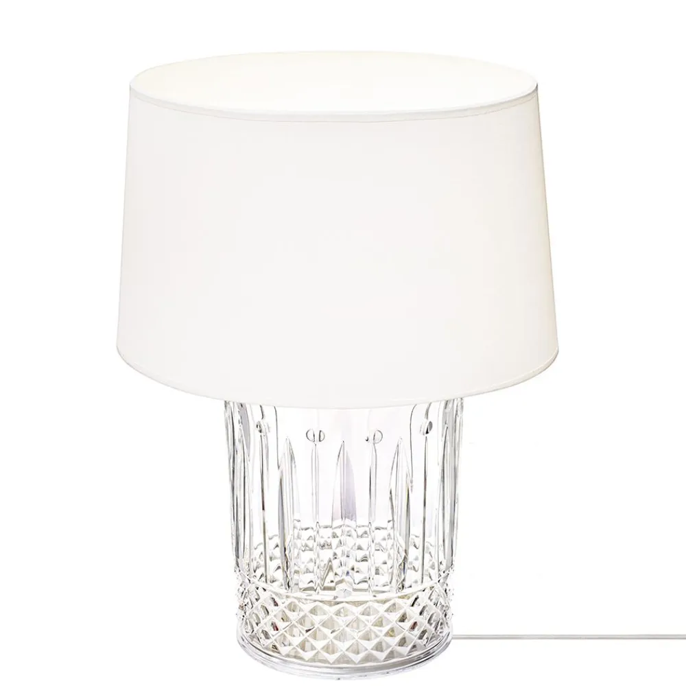 Vessière Cristaux Lampes Cristal|Lustre Luminaire Saint-Louis|Lampe tommy saint-louis