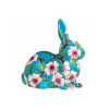 Vessière Cristaux Animaux Cristal|Faïence De Longwy|Lapin Apple Blossom Émaux de Longwy