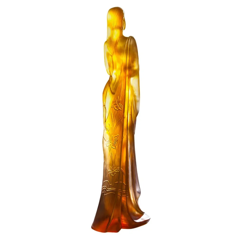 Vessière Cristaux Editions D’Art|Sculptures Cristal|Le lys d’eau daum deville-chabrolle