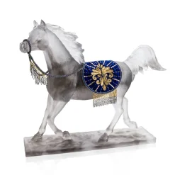 Vessière Cristaux Editions D’Art|Bestiaire|Le majestueux cheval imperial Daum
