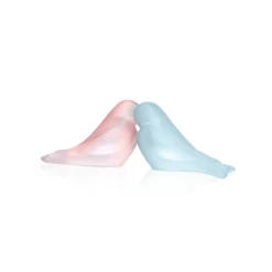 Vessière Cristaux Animaux Cristal|Bestiaire|Les fiancés bleu rose pm daum par pierre-yves rochon