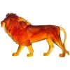 Vessière Cristaux Éditions D’Art Cristal|Editions D’Art|Lion sand ambre daum