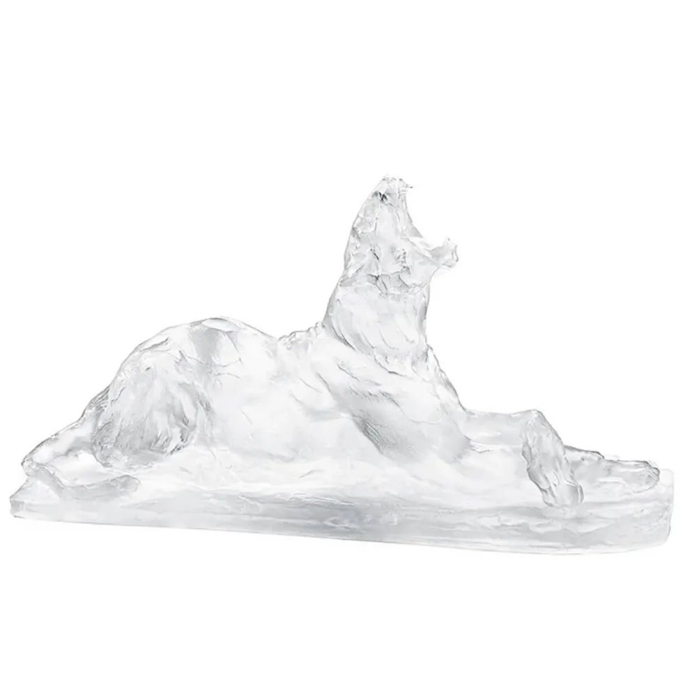 Vessière Cristaux Sculptures Cristal|Sculptures Et Figurines|Lionne Couchée Baillant Rembrandt Bugatti By Lalique 2014 cire perdue