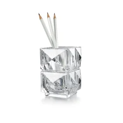 Vessière Cristaux Vases Cristal Clair|Vide-Poches Cristal|Louxor porte-crayon Baccarat