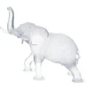 Vessière Cristaux Bestiaire|Animaux Cristal|Éléphant blanc j.f leroy daum