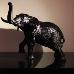 Vessière Cristaux Bestiaire|Animaux Cristal|Éléphant noir j.f leroy Daum