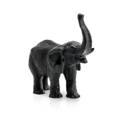 Vessière Cristaux Animaux Cristal|Bestiaire|Éléphant noir PM j.f leroy daum
