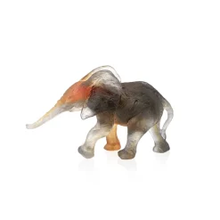 Vessière Cristaux Bestiaire|Animaux Cristal|Éléphant Savana MM de Isabelle Carabantes Daum