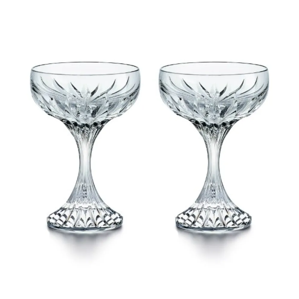 Vessière Cristaux Art De La Table|Coffrets Verres Cristal|Masséna coupe champagne x2 baccarat
