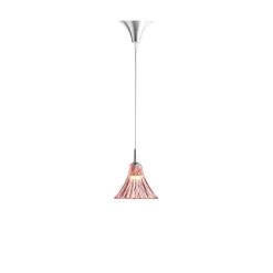 Vessière Cristaux Suspensions Cristal|Luminaires|Mille nuits suspension rose Baccarat