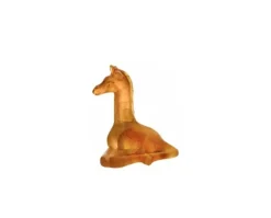 Vessière Cristaux Bestiaire|Figurines Miniature Cristal|Mini girafe daum