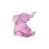 Vessière Cristaux Bestiaire|Figurines Miniature Cristal|Mini éléphant Daum