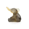 Vessière Cristaux Bestiaire|Figurines Miniature Cristal|Mini éléphant Daum