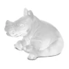 Vessière Cristaux Bestiaire|Figurines Miniature Cristal|Mini rhinocéros clair daum