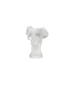 Vessière Cristaux Vases|Vases Cristal Couleur|Mini vase blanc pivoine daum