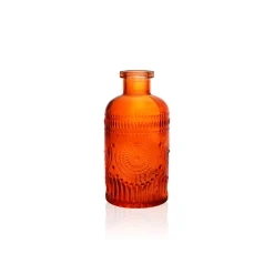 Vessière Cristaux Vases|Vases Cristal Couleur|Mini vase en verre orange N°2