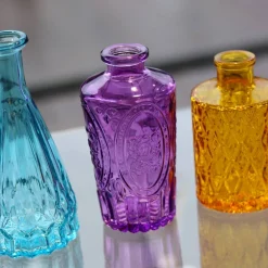 Vessière Cristaux Vases Cristal Couleur|Vases|Mini vase en verre turquoise N°1