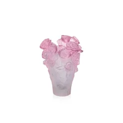 Vessière Cristaux Vases Cristal Couleur|Vases|Mini vase roses passion vert rose daum