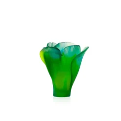 Vessière Cristaux Vases|Vases|Mini vase vert ginkgo Daum