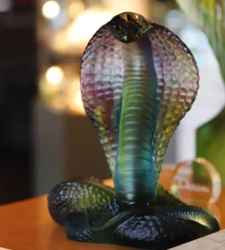 Vessière Cristaux Editions D’Art|Bestiaire|Naja cobra Daum