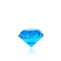 Vessière Cristaux Sulfures, Presse-Papiers|Décoration|Nouveau Petit Diamant cristal optique