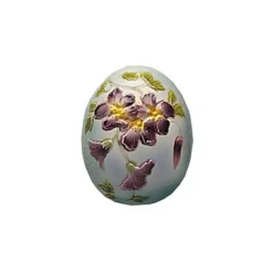Vessière Cristaux Lunéville|Oeuf capucines barbotine